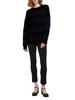 Striped Cashmere-Blend Sweater