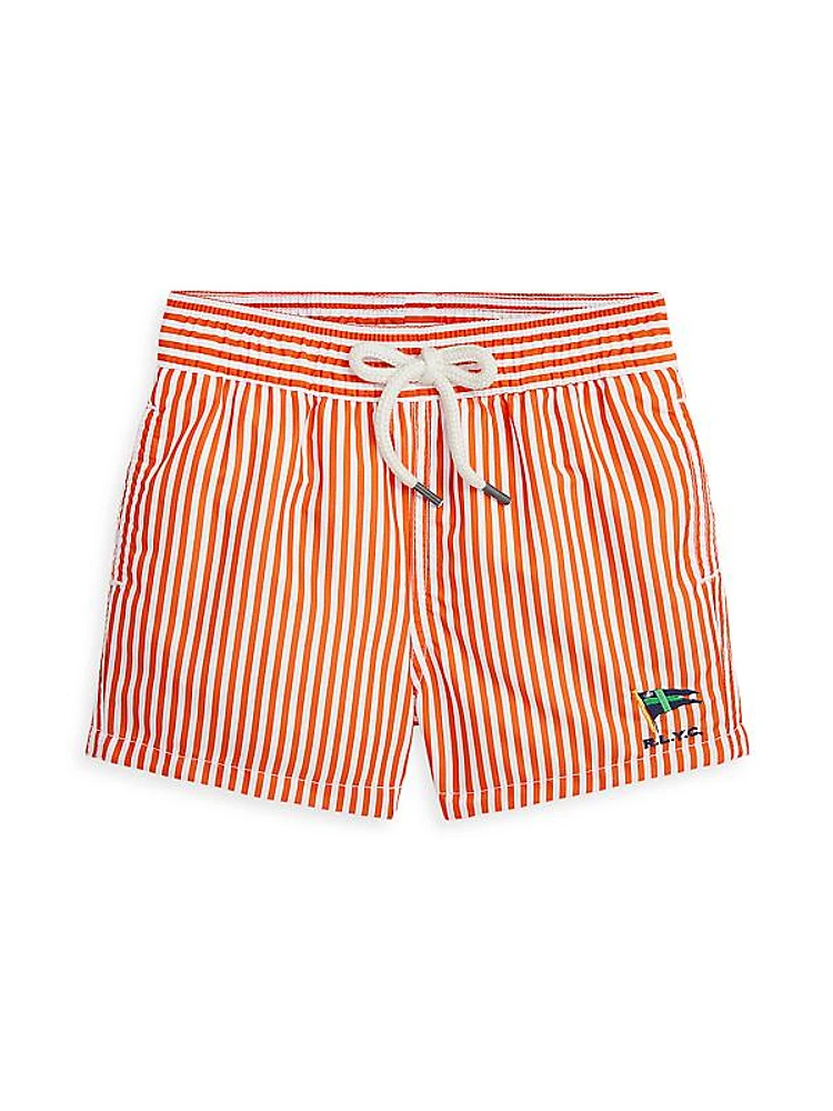 Baby Boy's Traveler Striped Swim Trunks