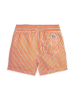 Baby Boy's Traveler Striped Swim Trunks