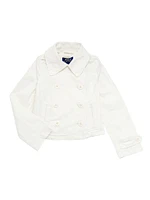 Little Girl's & Willmar Canvas Double-Breasted Jacket