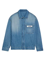 Denim Snap-Front Shirt