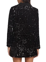 Sequined Crop Jacket