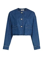 Paley Cropped Denim Jacket