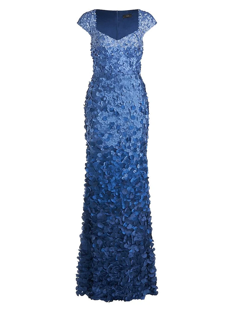 Chelsea Ombré Petal Gown