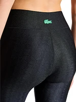 Lacoste X Bandier Jacquard Leggings