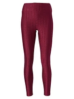 Lacoste X Bandier Jacquard Leggings