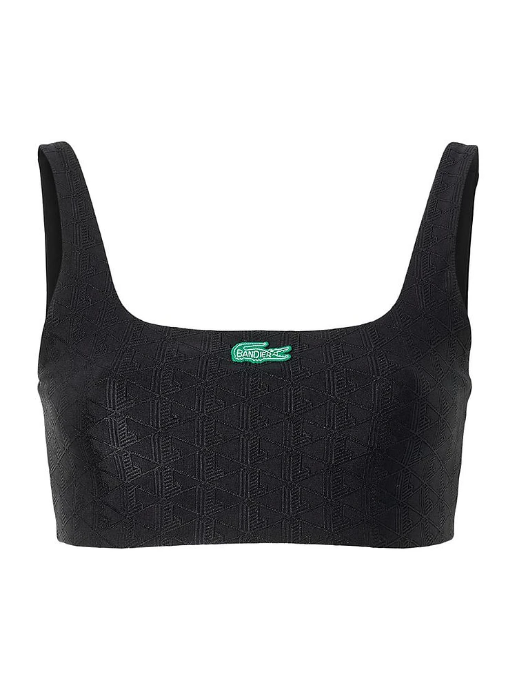 Lacoste X Bandier Jacquard Sports Bra