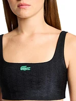 Lacoste X Bandier Jacquard Sports Bra