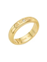 True Love 18K Yellow Gold Engravable Ring