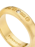 True Love 18K Yellow Gold Engravable Ring