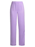 Crepe Wide-Leg Pants