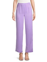 Crepe Wide-Leg Pants