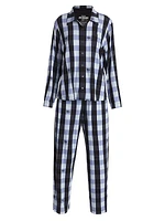 Nico Plaid Long-Sleeve Pajama Set