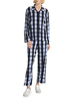 Nico Plaid Long-Sleeve Pajama Set