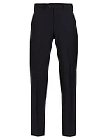 Wool Crease-Front Trousers