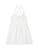 Little Girl's & Sarah Sleeveless Dress