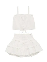 Girl's Willow Eyelet Skirt