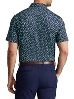 Printed Lightweight Airflow Polo Shirt