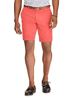 Stretch Flat-Front Shorts