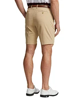 Twill Flat-Front Shorts