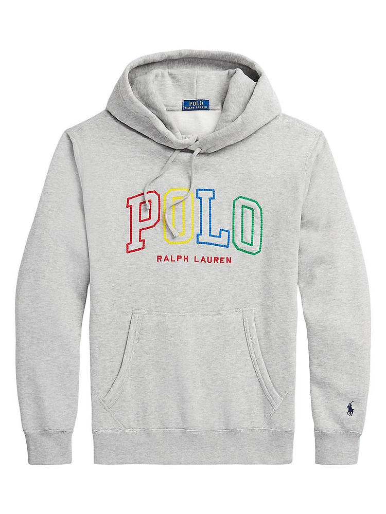 RL Fleece Saddle-Stitch Logo Hoodie