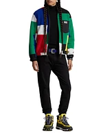 Hi Pile Colorblocked Fleece Jacket