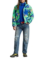 Hi-Pile Floral Fleece Jacket