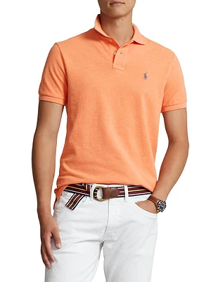 Mesh Slim-Fit Polo Shirt