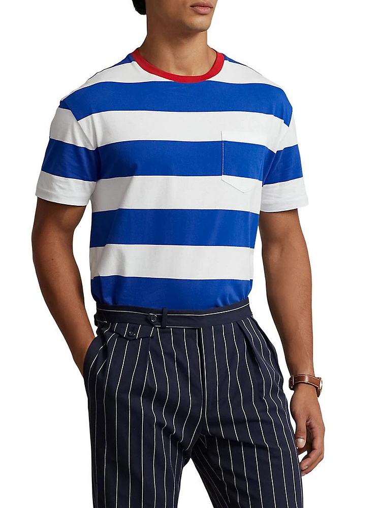 Striped Crewneck T-Shirt