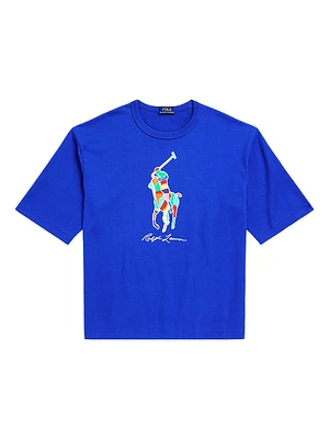 Colorblocked Big Pony Logo T-Shirt