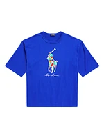 Colorblocked Big Pony Logo T-Shirt