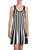 Archive Stripes Knit Minidress