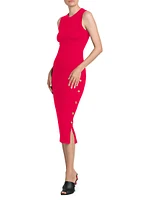 Couture Knit Body-Con Midi-Dress