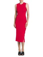 Couture Knit Body-Con Midi-Dress