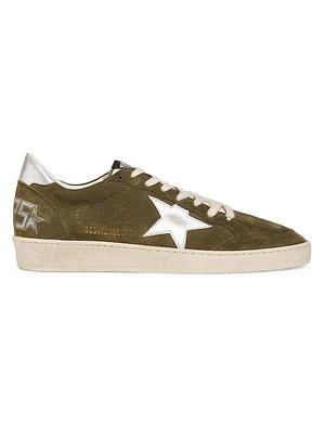 Ball Star Suede & Leather Sneakers