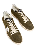 Ball Star Suede & Leather Sneakers