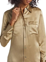 Silk Utility Shirt