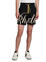 Script Logo Knit Shorts