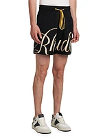 Script Logo Knit Shorts