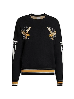 Eagle Souvenir Wool-Cashmere Sweater