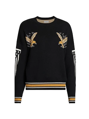 Eagle Souvenir Wool-Cashmere Sweater