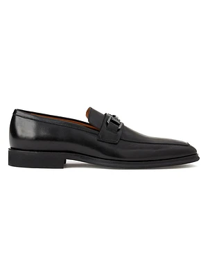 Raging Bit Leather Loafers