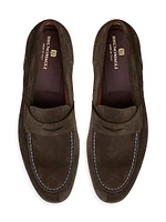 Silas Suede Penny Loafers