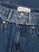 Re-Worked Dallas High-Rise Denim Maxi Skirt