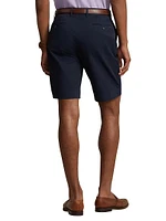 Stretch-Twill Flat-Front Shorts