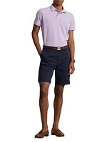 Stretch-Twill Flat-Front Shorts