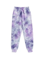 Little Girl's & Girl's Aurora Tie-Dye Jogger Pants