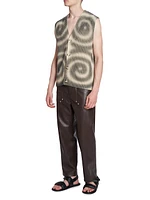 Terence Spiral Wool-Blend Sweater Vest