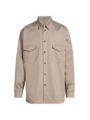 Kinny Cotton Button-Front Shirt