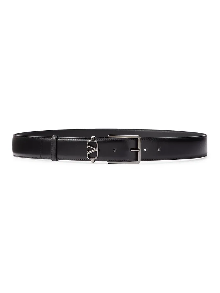 Mini VLogo Signature Calfskin Belt 35mm